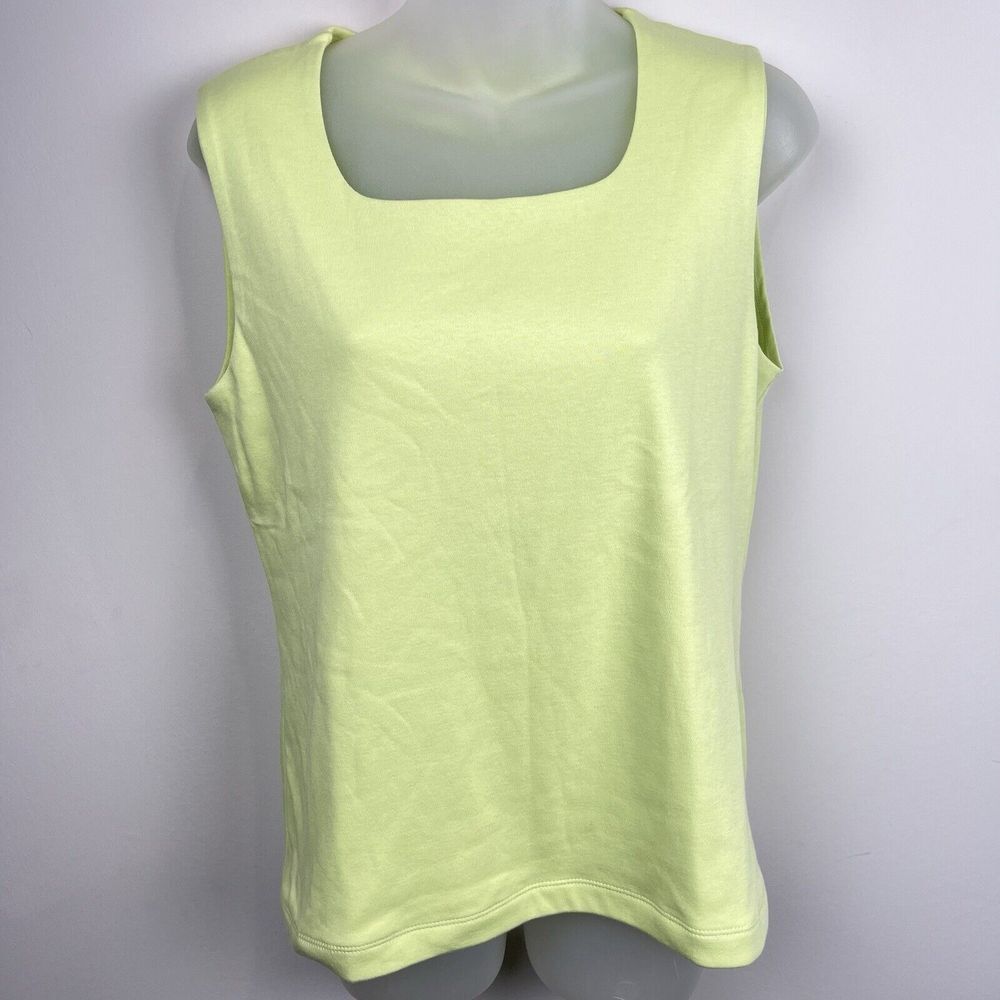 Orvis Short Sleeve Sleeveless Shirt‎ Set Of 3 Green Brown Floral Women's Size M - Picture 11 of 16